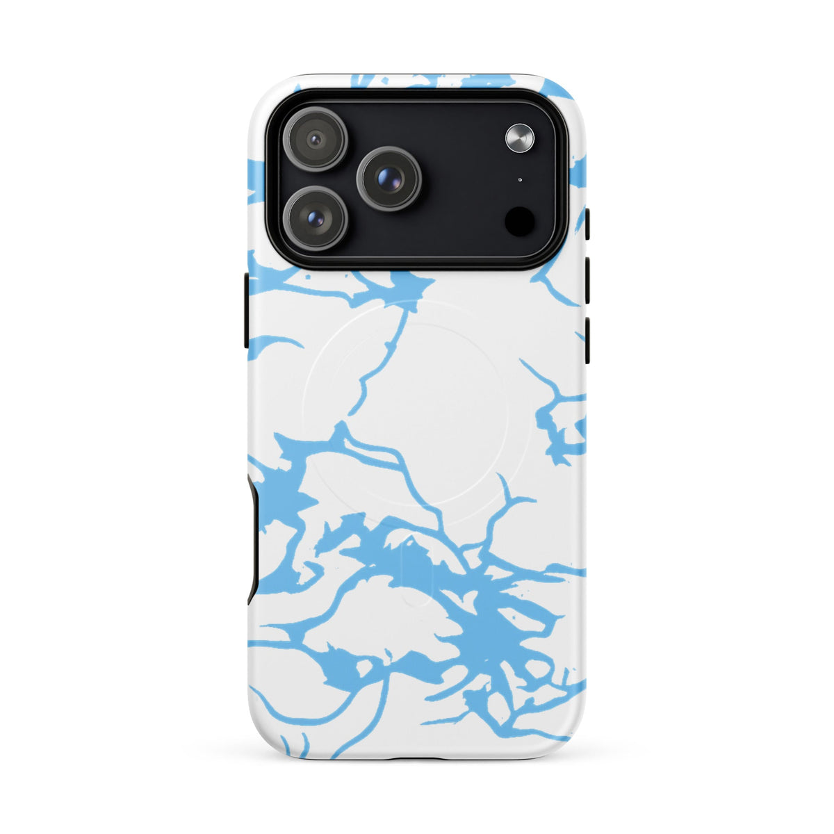 Y2K iPhone Artic Blue Camo MagSafe Case